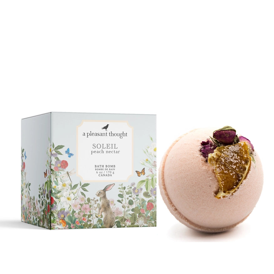 Soleil | Peach Nectar | Bath Bomb