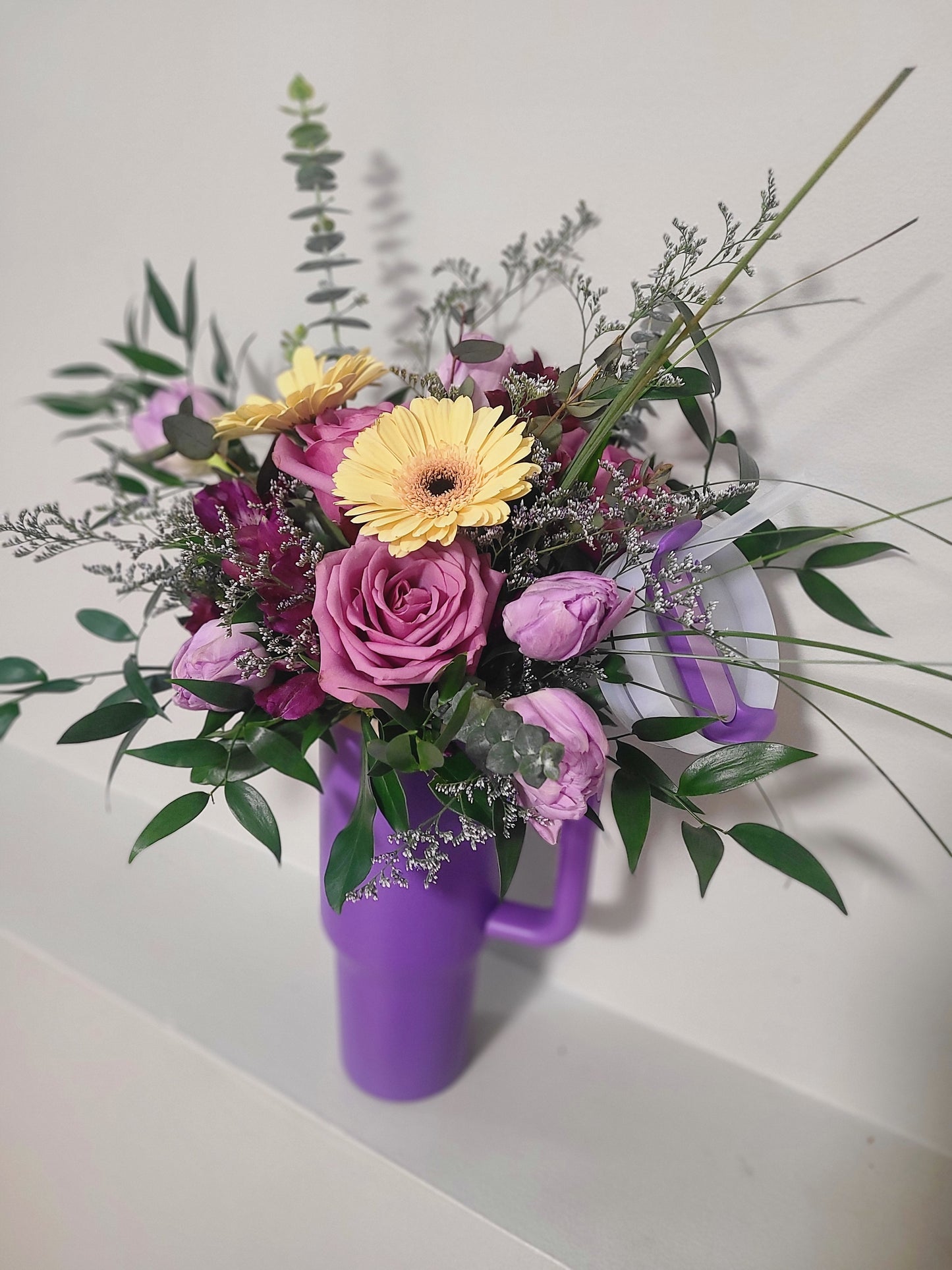 Tumbler Vase Arrangement