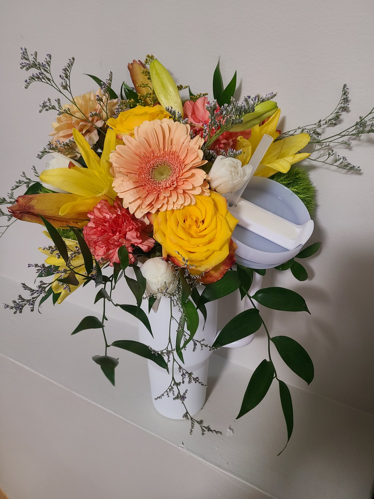 Tumbler Vase Arrangement