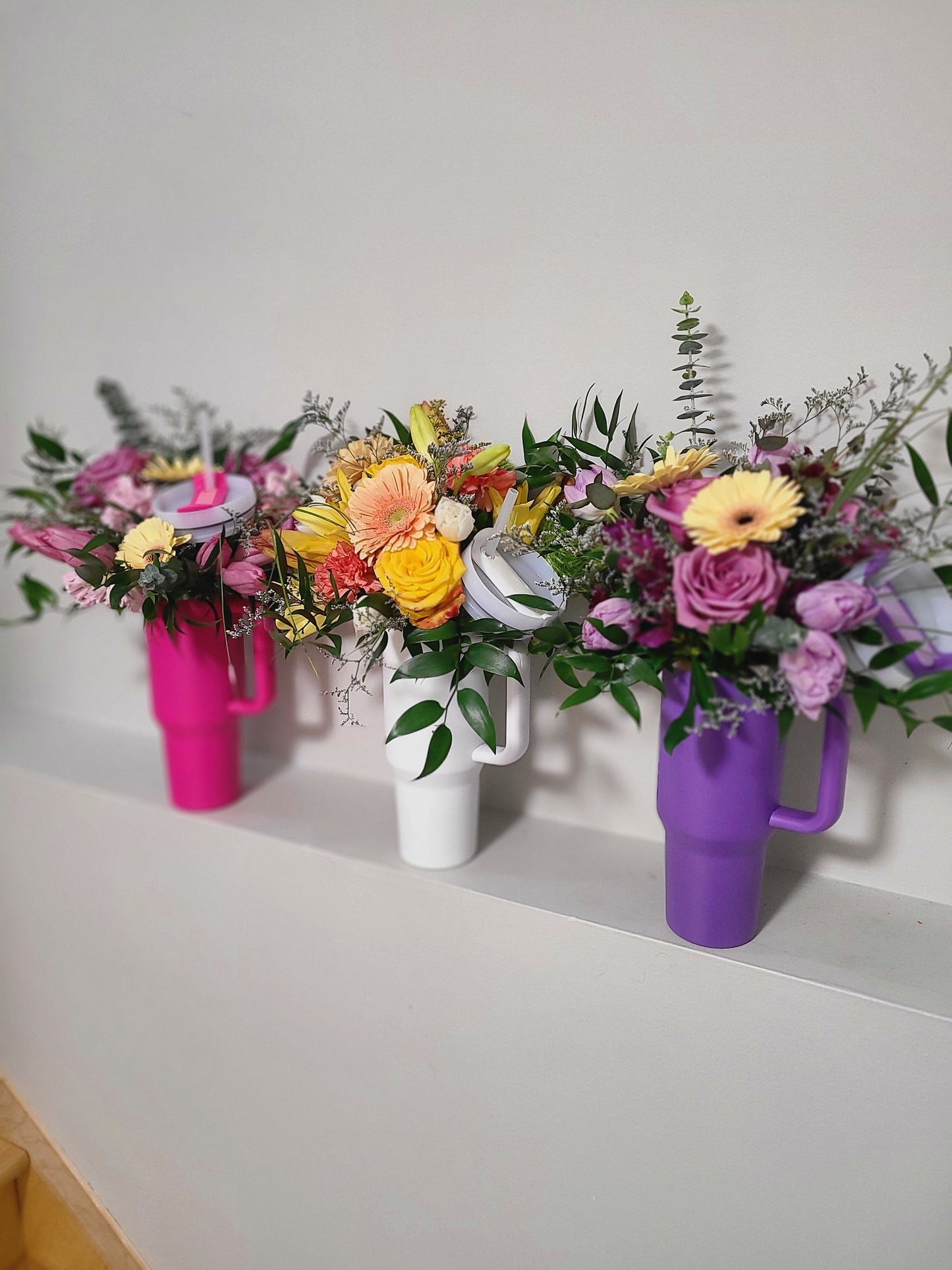 Tumbler Vase Arrangement