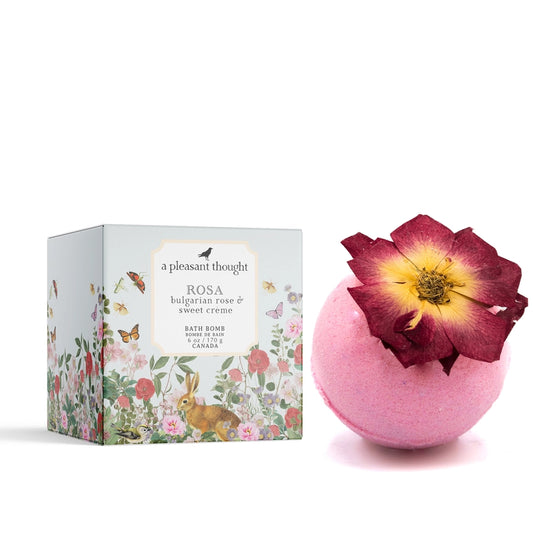 Rosa | Bulgarian Rose & Sweet Crème | Bath Bomb